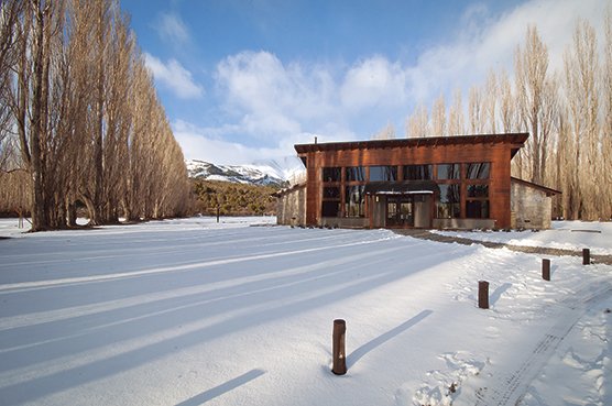 Club House de Dos Valles en invierno