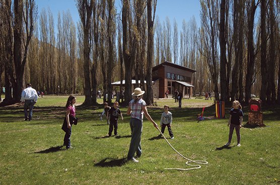 Espacios verdes y actividades familiares